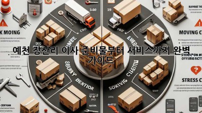 예천 장산리 이사, 준비물부터 서비스까지 완벽 가이드!